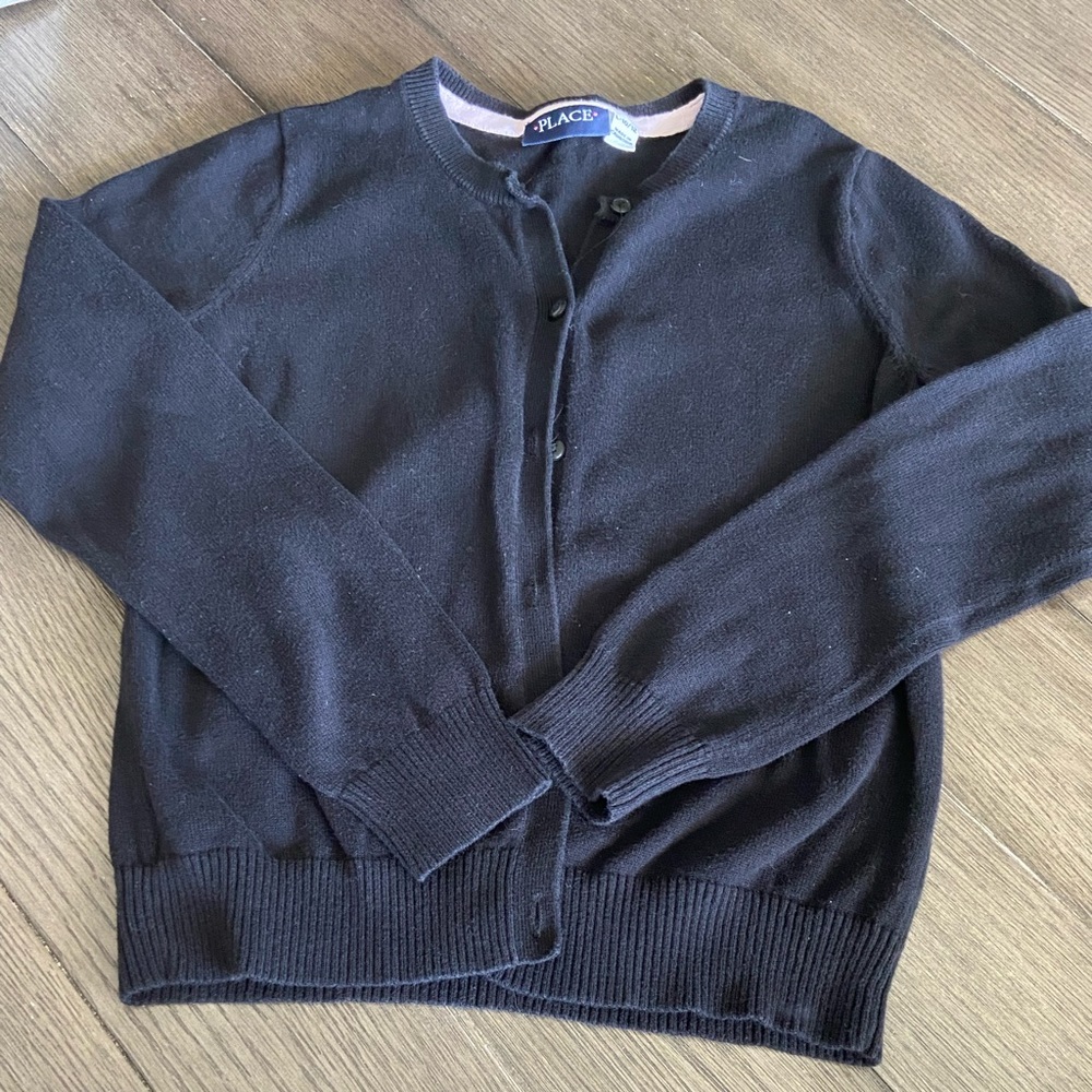 Black cardigan